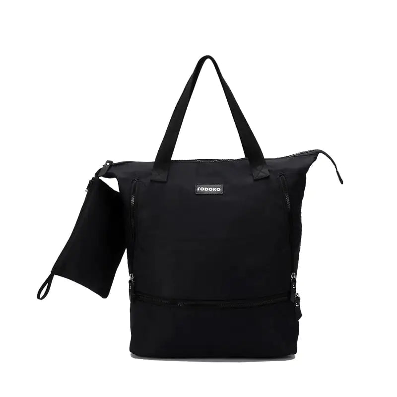 Large Capacity Portable Canvas Gym Duffel Bag