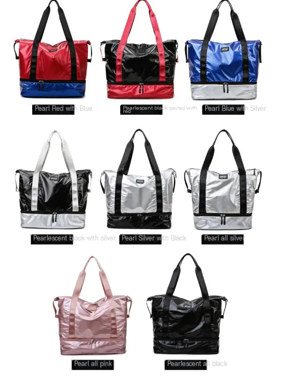 Travel Gym Bag with Dry and Wet Separation Compartments